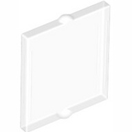 Lego sklo pro okno 1x2x2, průhledná čirá (4521209, 4537946, 4542078, 4552035, 6024020, 6254552)